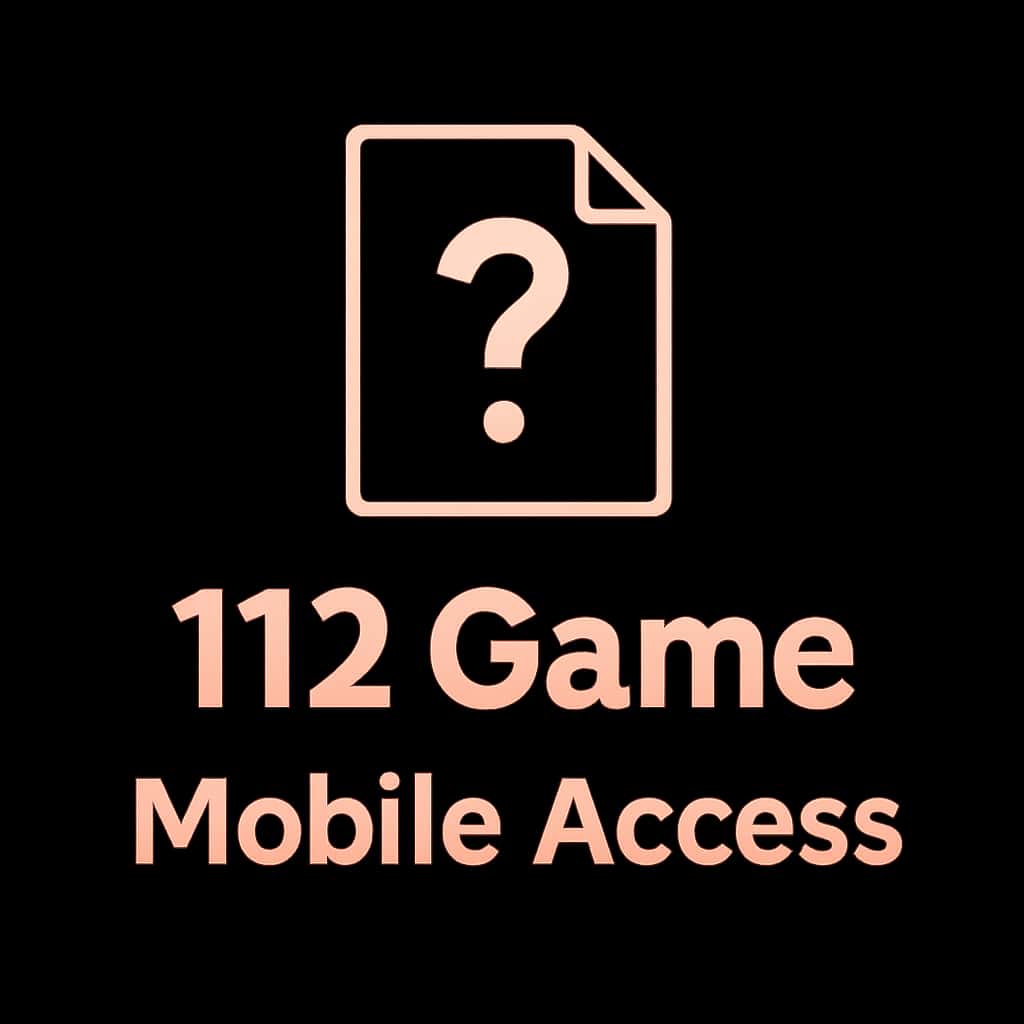 Icon representing 112 Game Mobile Access.