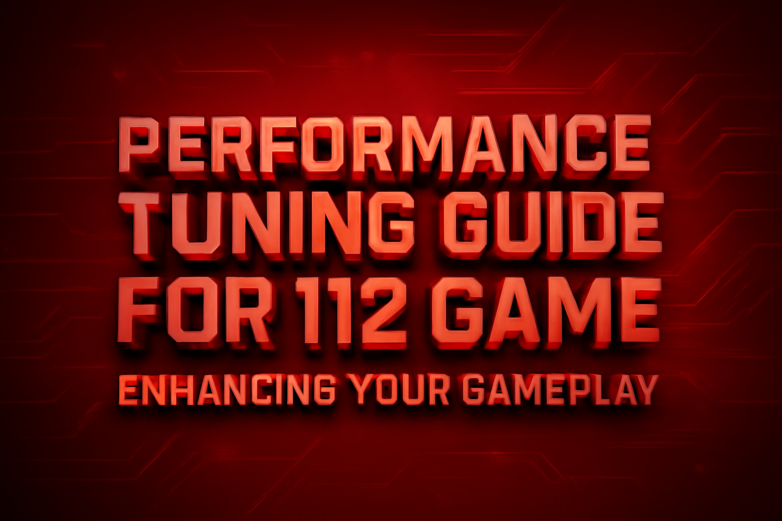 An informative scene themed around the 112 Game feature overview.