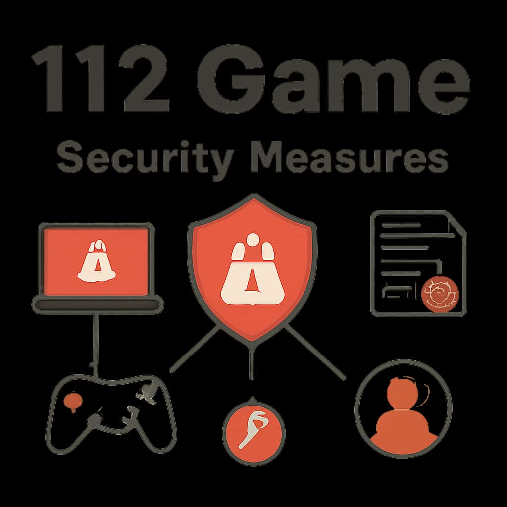 Illustration of security measures for 112 Game.