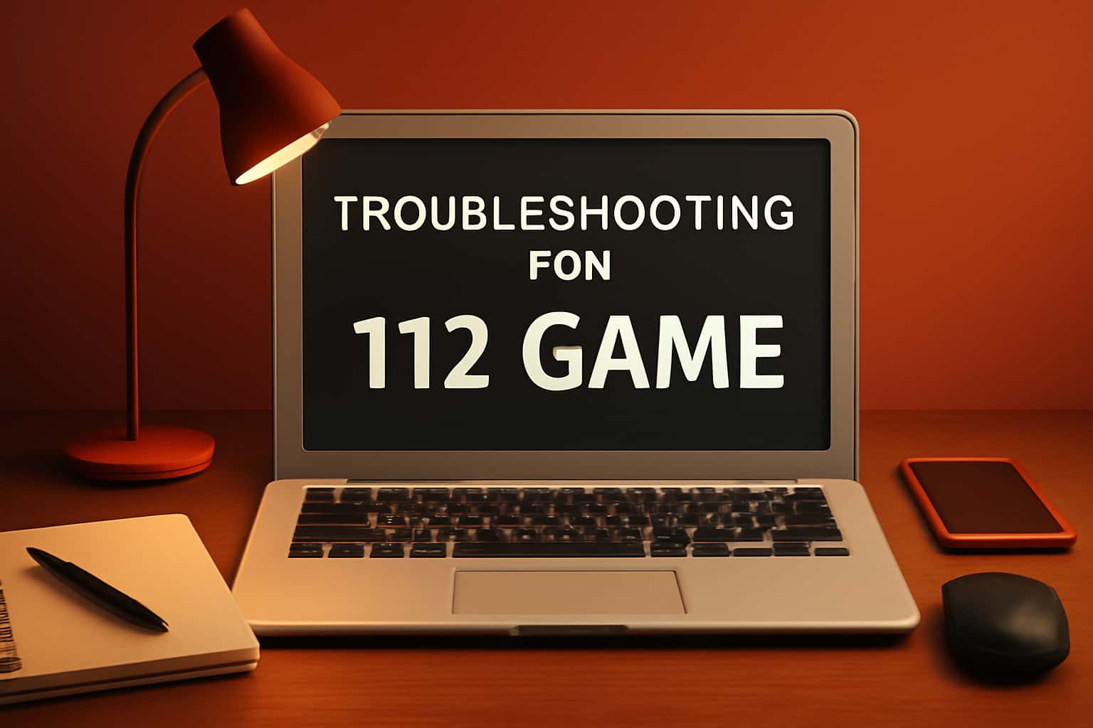 A digital depiction of troubleshooting methods for the 112 Game.