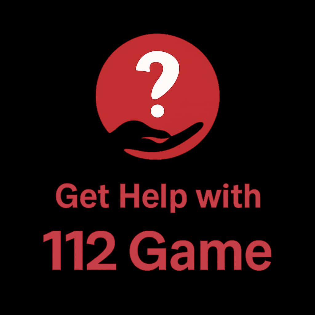 Icon representing support resources for 112 Game.