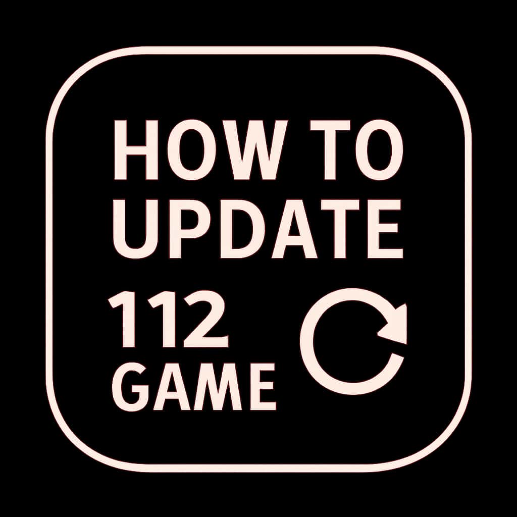 An icon representing how to update the 112 Game app.