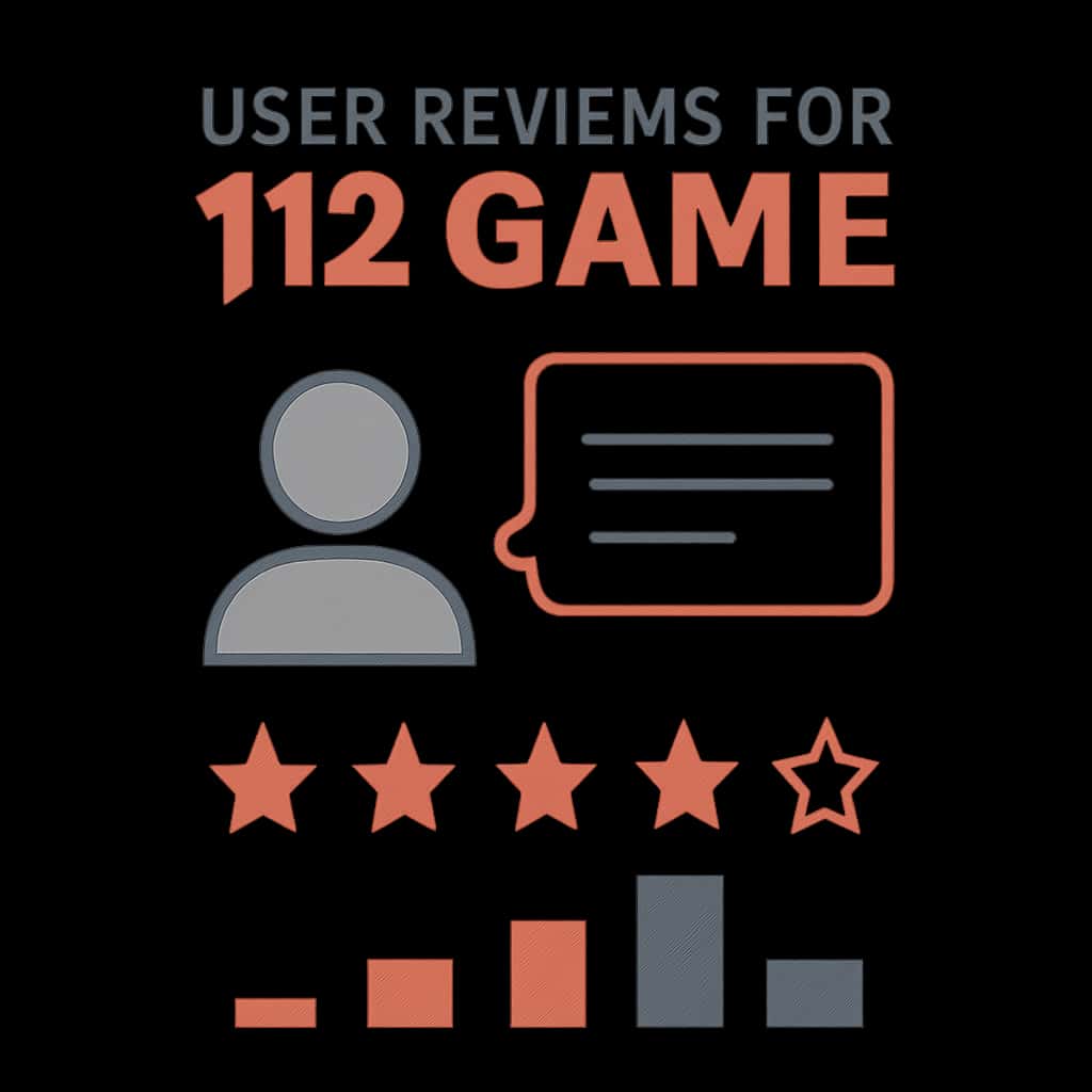 An educational diagram about user feedback on 112 Game.